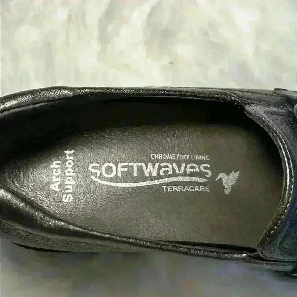 Softwaves BRINA Loafer in PEWTER Lug Sole Slip On Womens Size 38.5 - Picture 11 of 15